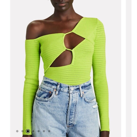 Ronny Kobo Flay Cut-Out Crochet Knit Top Sz Sm New W\O Tag - Picture 1 of 11